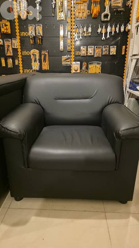 Large Sofa Set (1 Big + 2 Single Sofas) - Excellent Condition 1
