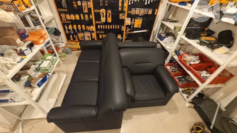 Large Sofa Set (1 Big + 2 Single Sofas) - Excellent Condition 5