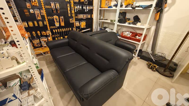 Large Sofa Set (1 Big + 2 Single Sofas) - Excellent Condition 6