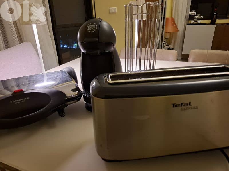 Grill Campomatic almost new + Toaster + coffee machine great condition 4