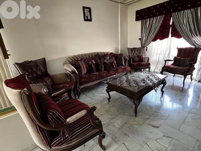 صالون  مستعمل حالة ممتازة 1