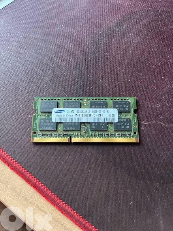 2gb ram samsung for leptop ddr3 0