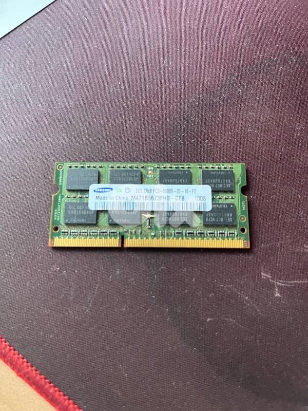 2gb ram samsung for leptop ddr3 1