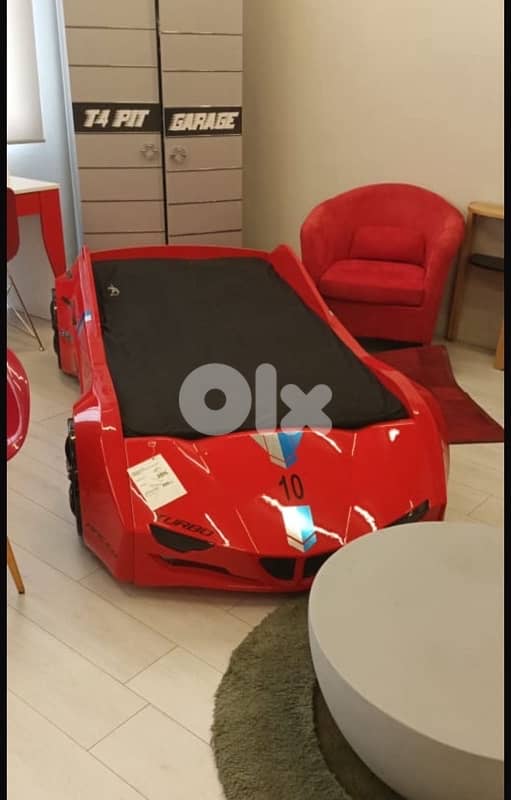 Kid bed sports car 0