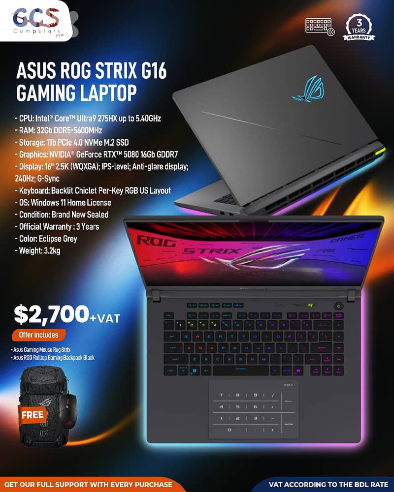 ASUS ROG Strix G16 Gaming Laptop 0