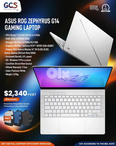 ASUS ROG Zephyrus G14 Gaming Laptop