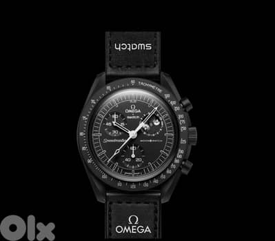 Swatch X Omega Watch Mission to the Moonphase Snoopy Black Brand New