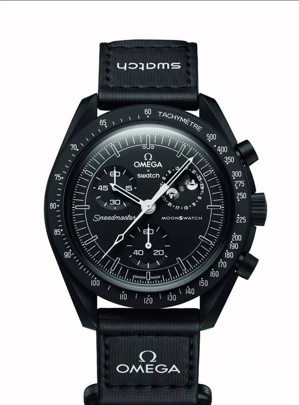 Swatch X Omega Watch Mission to the Moonphase Snoopy Black Brand New 1