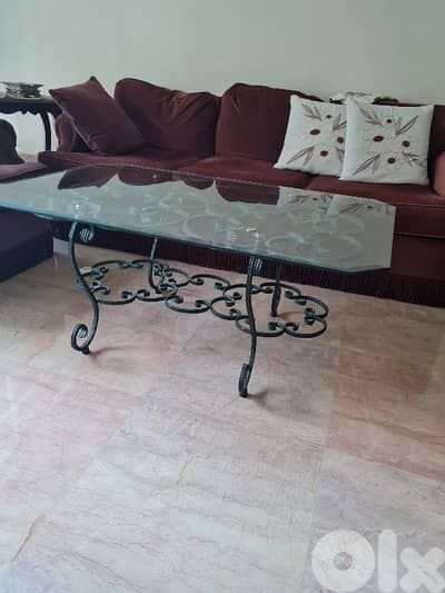 Table Ferforje طاولة فارفورجي ايطالية