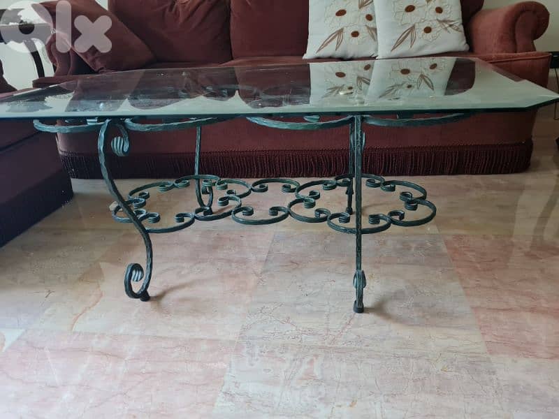 Table Ferforje طاولة فارفورجي ايطالية 1
