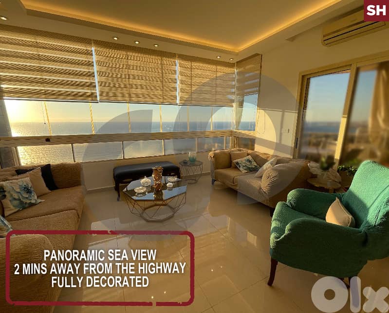 panoramic sea view - fully decorated- Halat/jbeil REF#SH127217 0