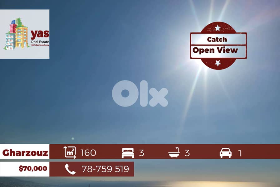 Gharzouz/Jbeil 160m2 | Sea View | Well Maintained | Catch | OH 0