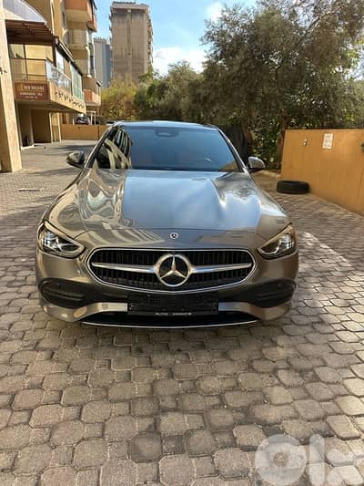 Mercedes C 300 2022 gray on basket (clean carfax-41000 miles)