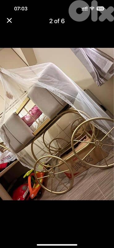 golden bassinet set 3