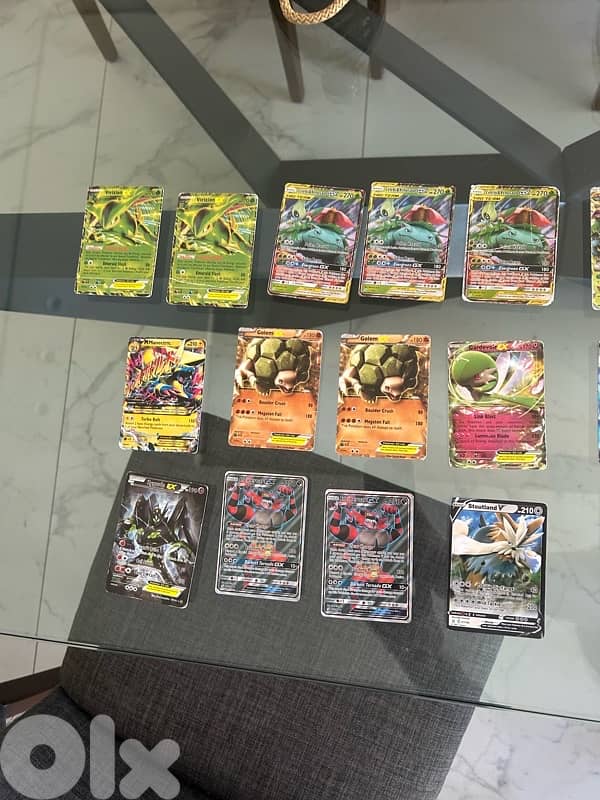 a bunch of pokemon cards (GX,EX,V) 1