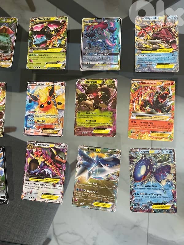 a bunch of pokemon cards (GX,EX,V) 2