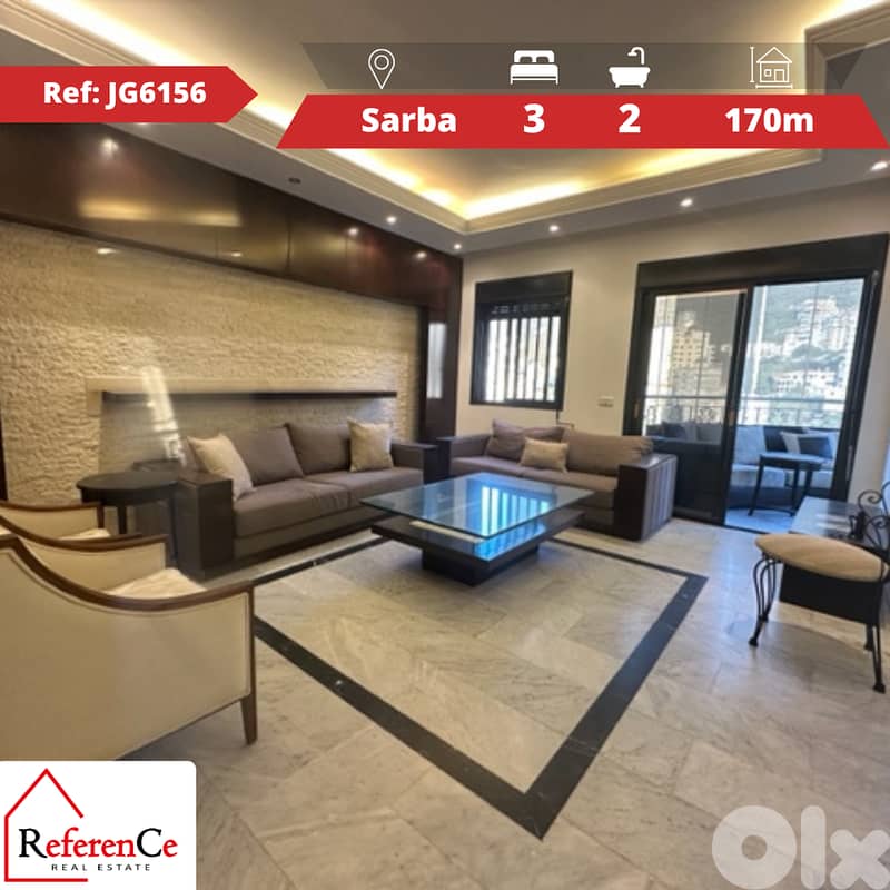 Furnished apartment in Sarba شقة المفروشة في صربا 0