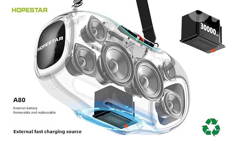 350W portable Bluetooth speaker 4