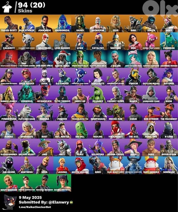 fortnite account travis فورتنايت 0