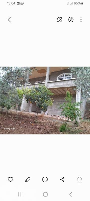 أرض مع بيت للبيع في حاصبيا land with house for sale in hasbya