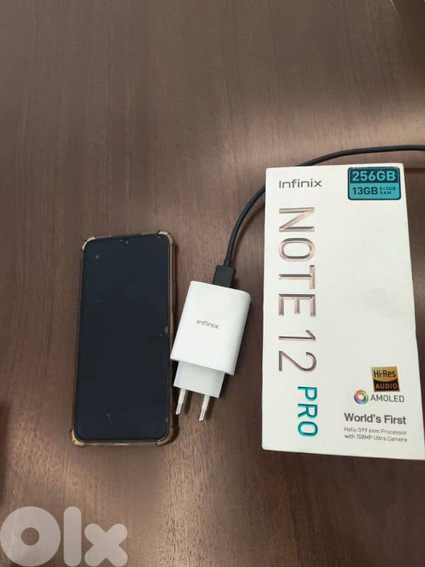 infinix note 12 pro with original charger 0
