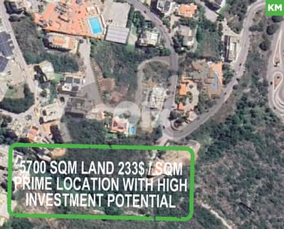 5,700 SQM Land for Only $290/SQM – Prime Location- adma REF#KM122819