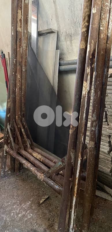Used Metal Scaffolding Frames – 4 Pieces