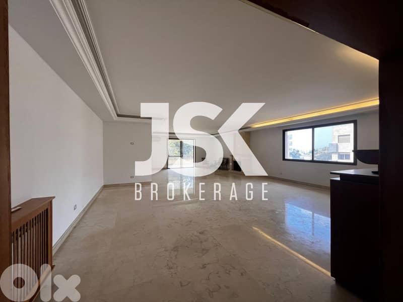 L19401 - 4-Bedroom Apartment with Terraces For Rent in Baabda 0