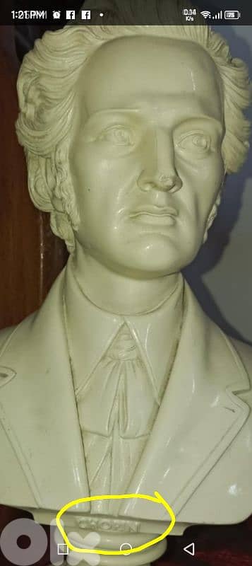 Bust of Frédéric Chopin. 2