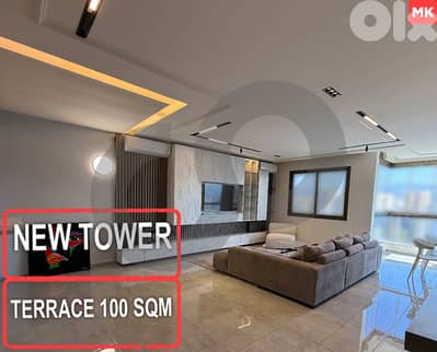 New tower, 360° views, terrace, prime location, achrafieh REF#MK127248