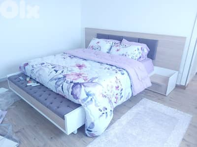 Bedroom with walk in closet