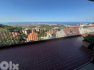 Unique Penthouse For Sale In Ain Saadeh | Panoramic Beirut & Sea View