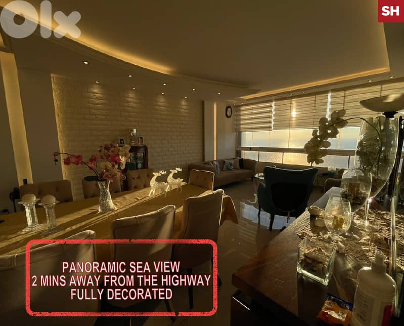panoramic sea view - fully decorated- Halat/jbeil REF#SH127217 0