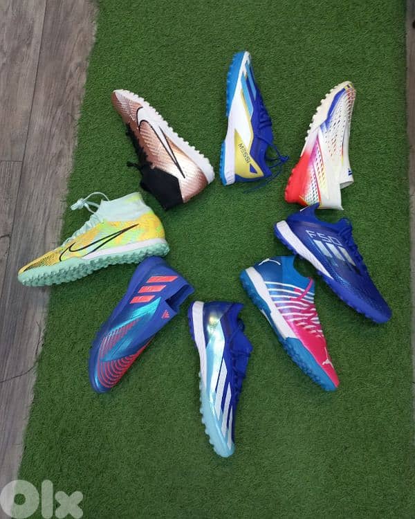 football shoes original nike w adidas w puma اسبدرينات فوتبول حذاء كرة 5