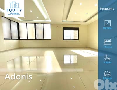 Brand New 230 SQM Apartment For Sale In Adonis شقة للبيع #RK148327