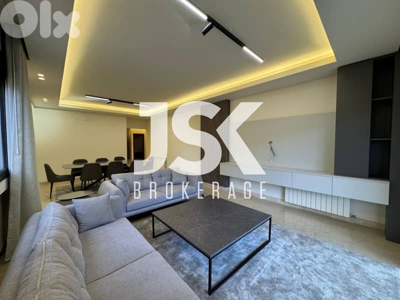 L19431 -Fully Decorated and Furnished Apartment For Rent In Ain Saadeh 0