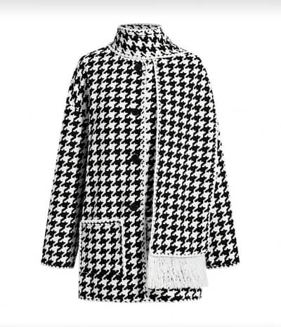 new long jacket houndstooth جاكيت شتوي جديد