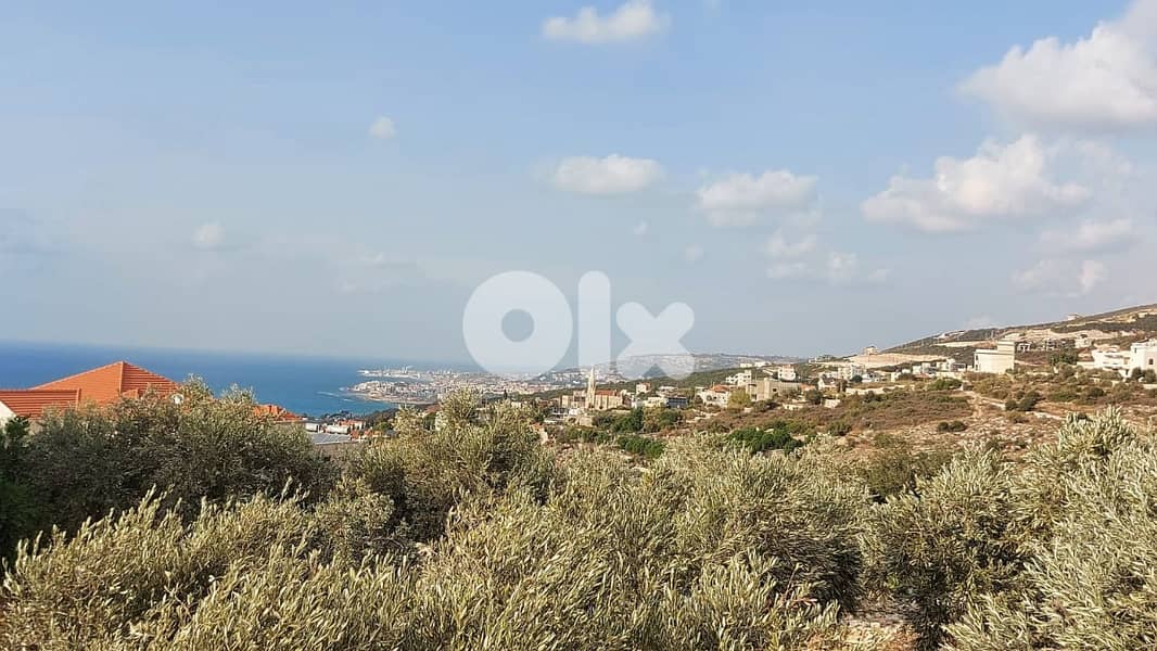 L19438 -Land For Sale In KfarAbida With Sea View Near The Main Road 1
