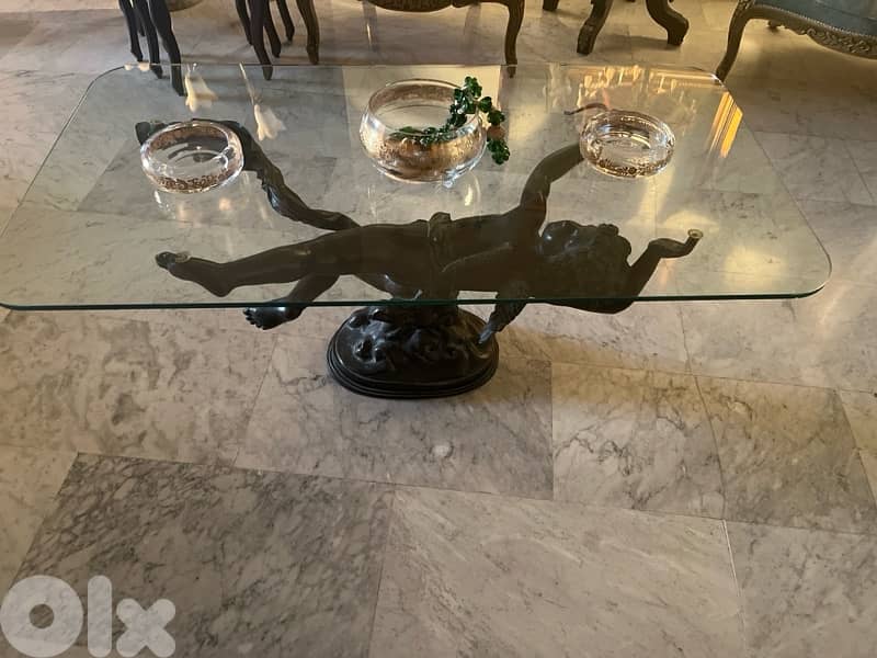 green custom nader living room 3