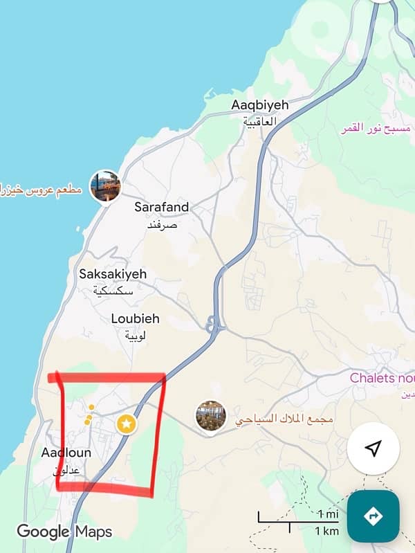 Land for sale 3291 m Ansarie / Saida 4