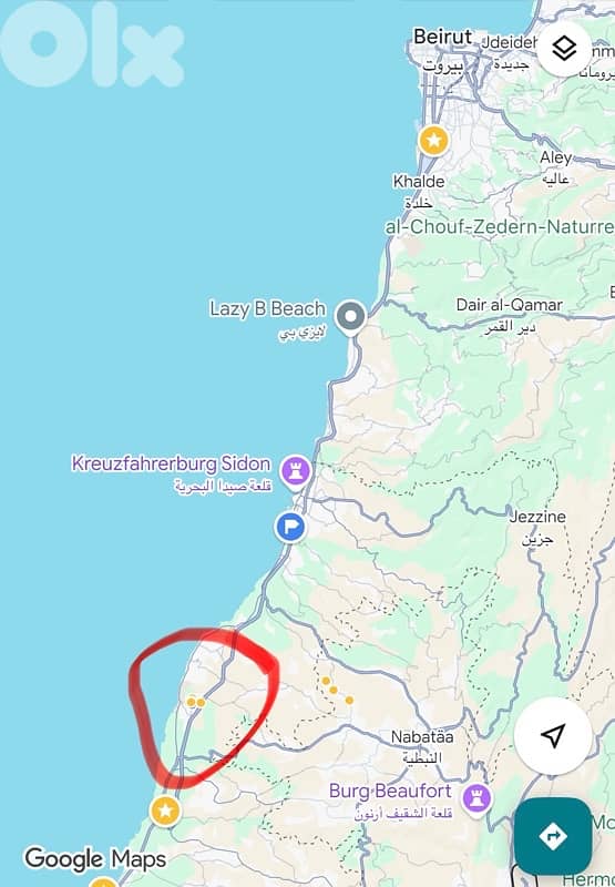 Land for sale 3291 m Ansarie / Saida 5