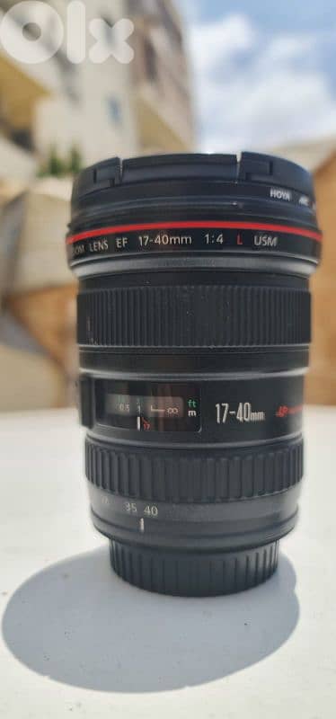 Canon EF 17-40 mm F/4al usm lens 1