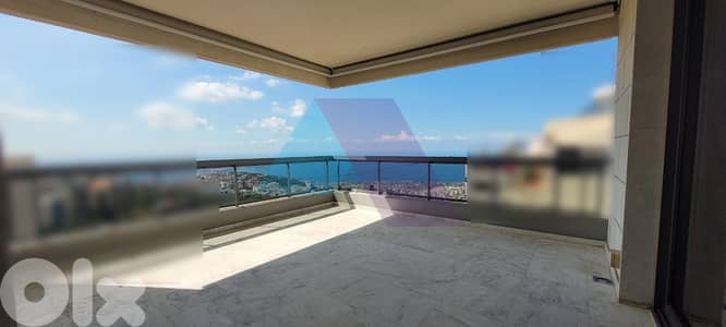 3 bedroom apartment+sea view 4sale in Mazraat Yachouhشقة في مزرعة يشوع