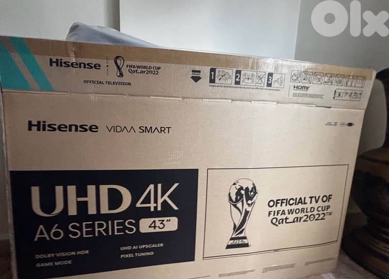 Hisense 43” UHD 4K 3