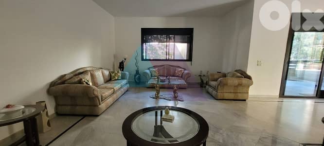 3 bedroom furnished apartment+garden 4rent in Beit El Chaar-بيت الشعار
