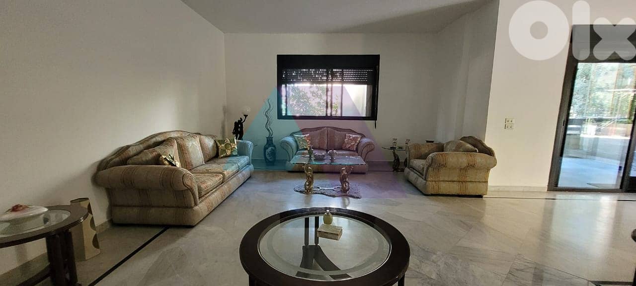3 bedroom furnished apartment+garden 4rent in Beit El Chaar-بيت الشعار 0