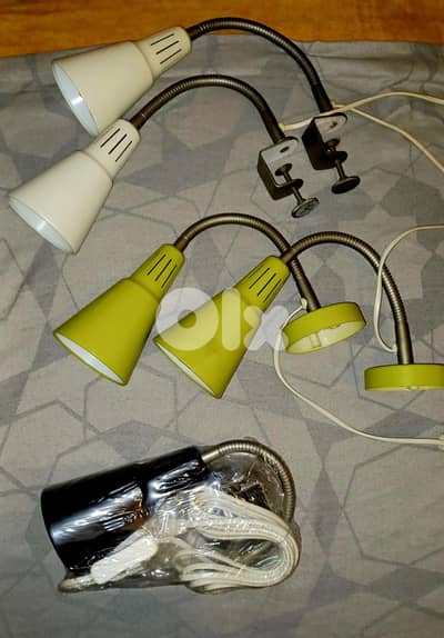 IKEA TERTIAL Lamps – Set of 5 (Used & New)