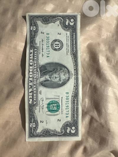 2 dollars paper money series 2013