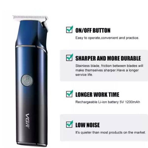 VGR, V-986 Pro Self Haircut Hair Clipper Beard Trimmer 1