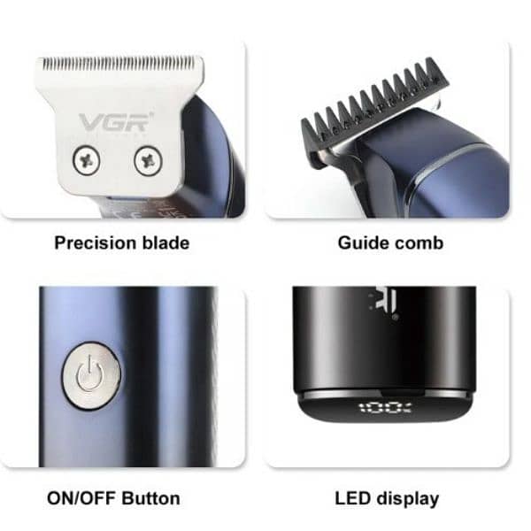 VGR, V-986 Pro Self Haircut Hair Clipper Beard Trimmer 2